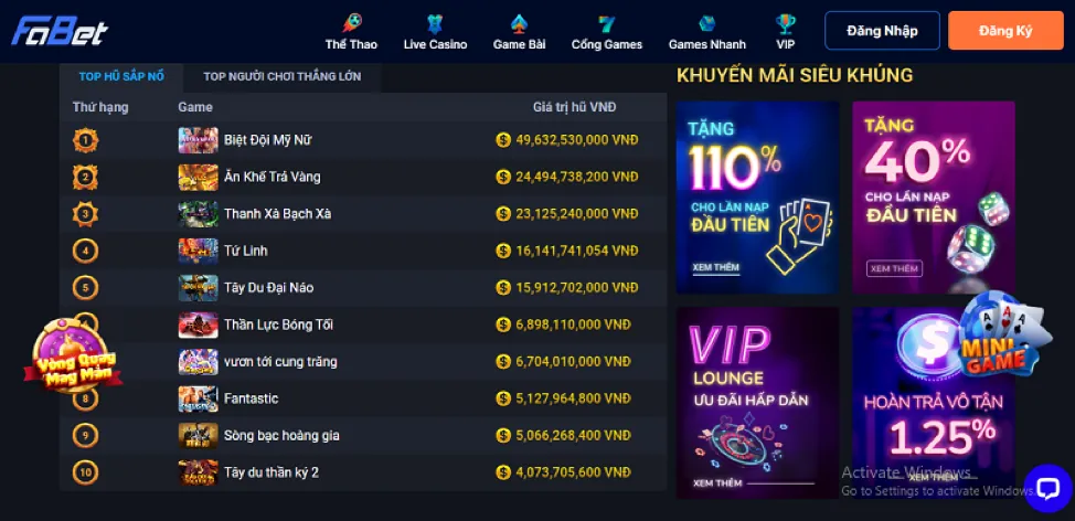 Giao diện cá cược trực tuyến của tin1xbetvi win với các bước hướng dẫn rõ ràng